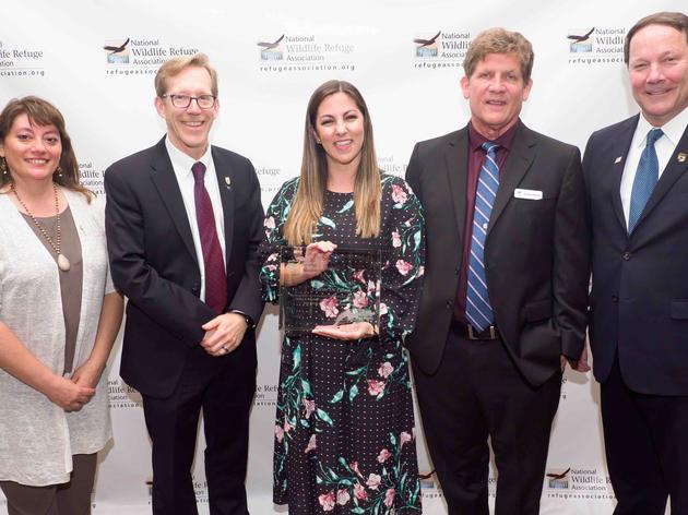 Audubon's Celeste De Palma Receives Prestigious Award by the National Wildlife Refuge Association