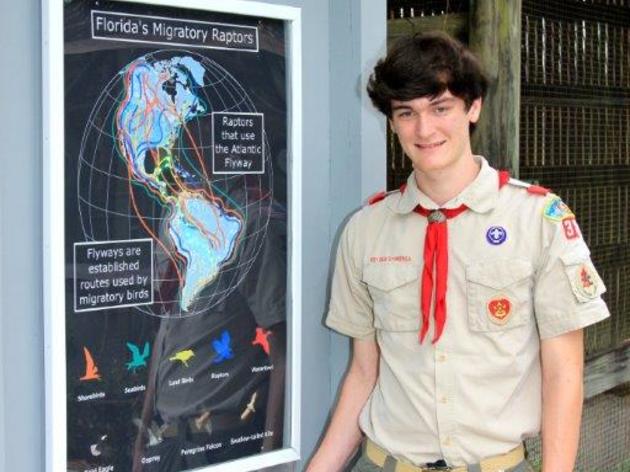 Eagle Scouts Make Big Impact at Audubon's Center for Birds of Prey
