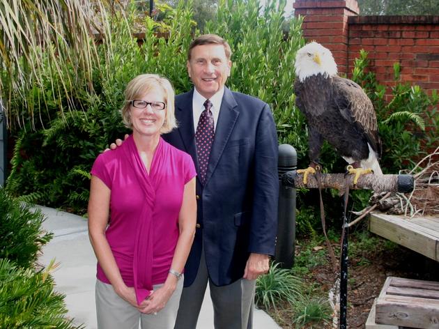 U.S. Representative John Mica Visits the Audubon Center for Birds of Prey