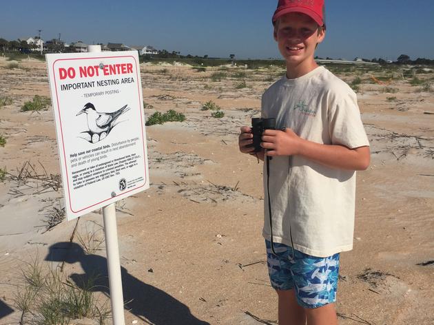 Young steward protects birds of Summer Haven