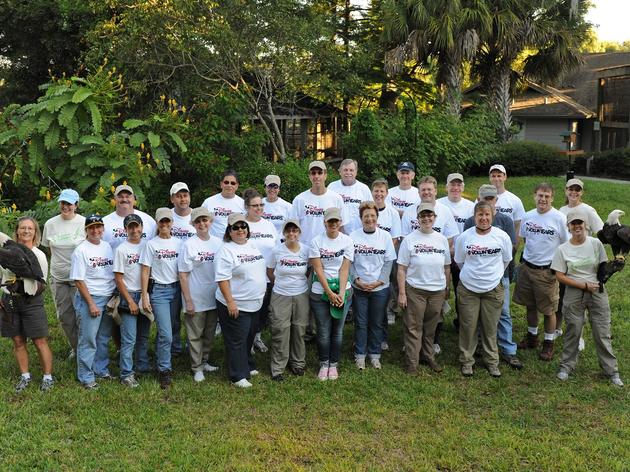 Flight Barn Gets Facelift as Volunteers from Audubon and Disney Flock Together for TogetherGreen Volunteer Days