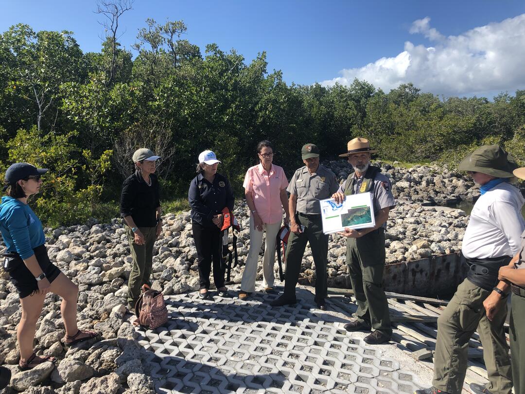 Secretary of the Interior Deb Haaland joined Audubon and other stakeholders for a tour of the Everglades, led by National Park Service staff.